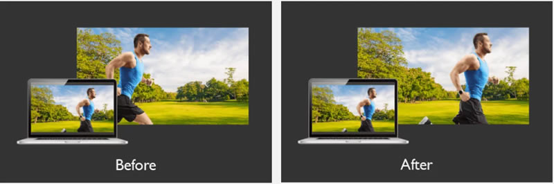 BenQ LU935ST — projector image
