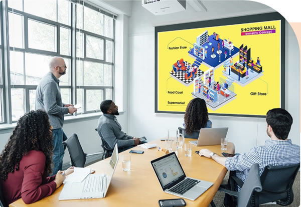 Panasonic PT-VMZ72 — projector image