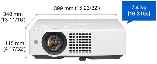 Panasonic PT-VMZ72 — projector image