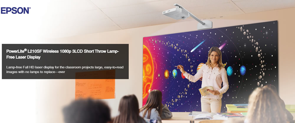 Epson EB-L210SF — projector image
