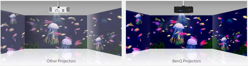 BenQ LU935ST — projector image